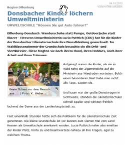 Vorlage Bericht
